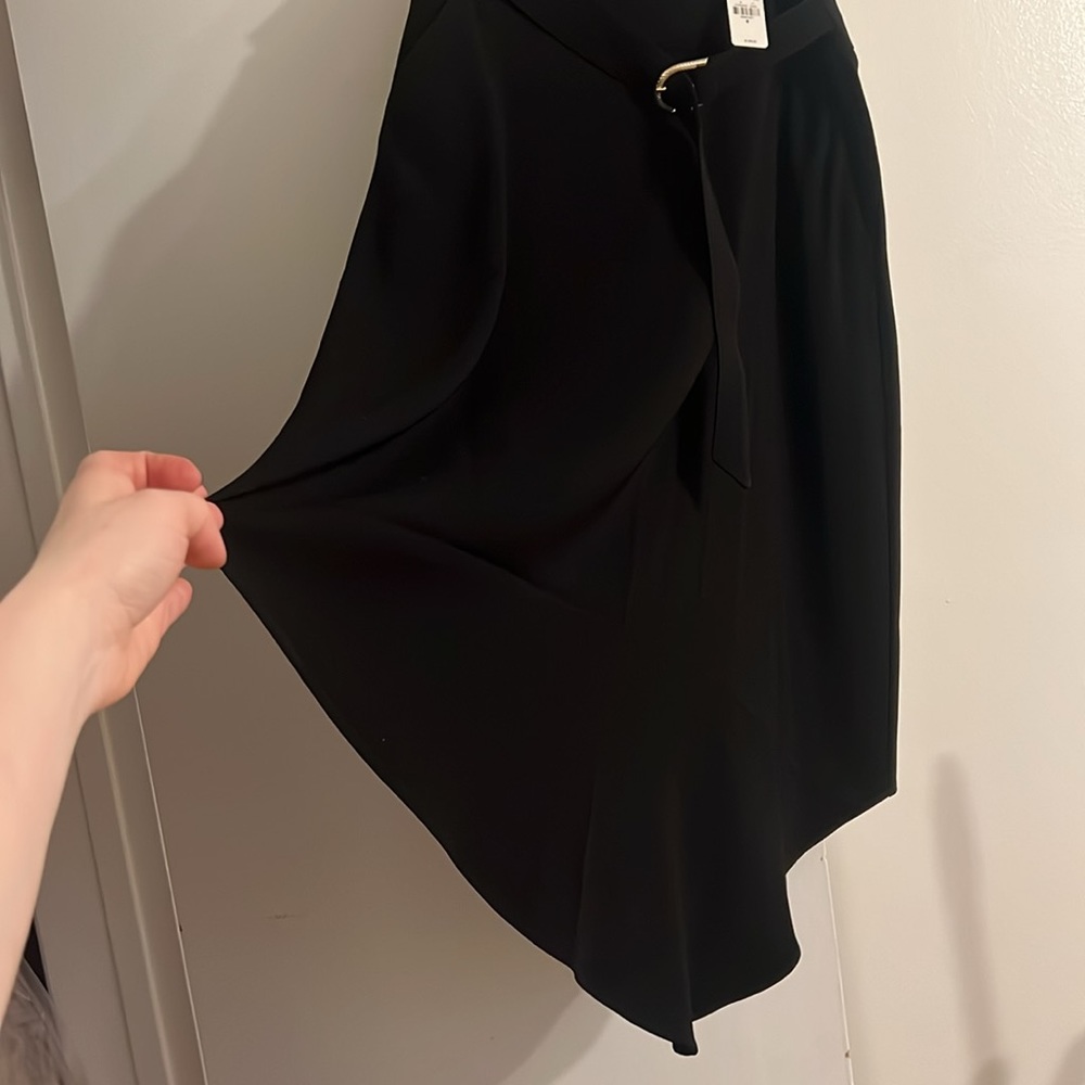 Express asymmetric midi skirt